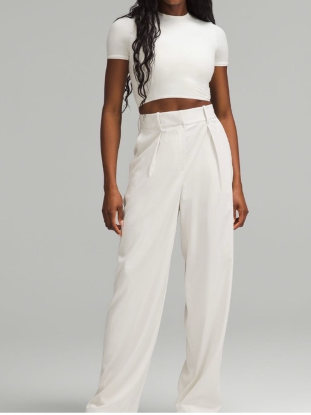 Lululemon Pleat-Front High-Rise Trouser *Regular Bone
